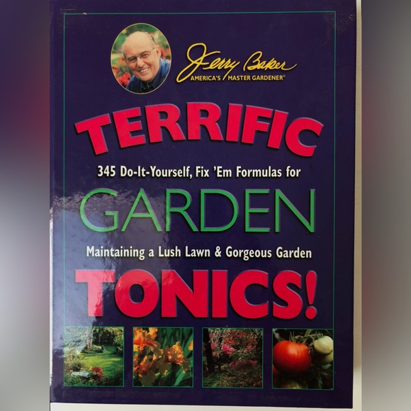 Master Gardener Jerry Baker Terrific Garden DIY Hardcover Book - Picture 1 of 14